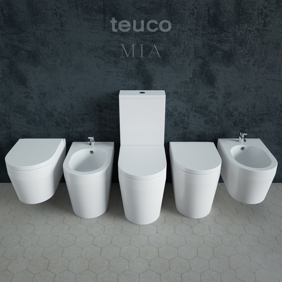 Toilet and bidet Teuco Mia
